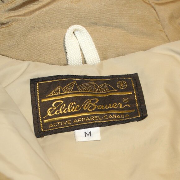 Vintage EDDIE BAUER Goose Down Coyote Fur Hooded Parka Jacket - Picture 4 of 8